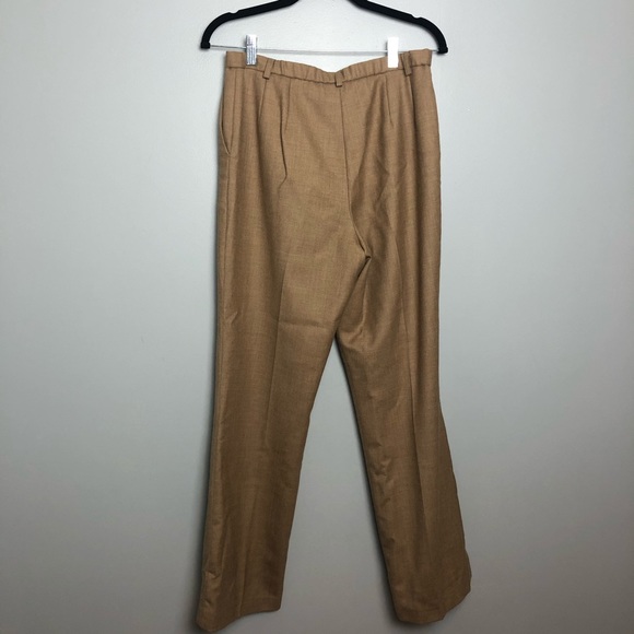 Pendleton 100% virgin wool womens brown slacks - Picture 2 of 3
